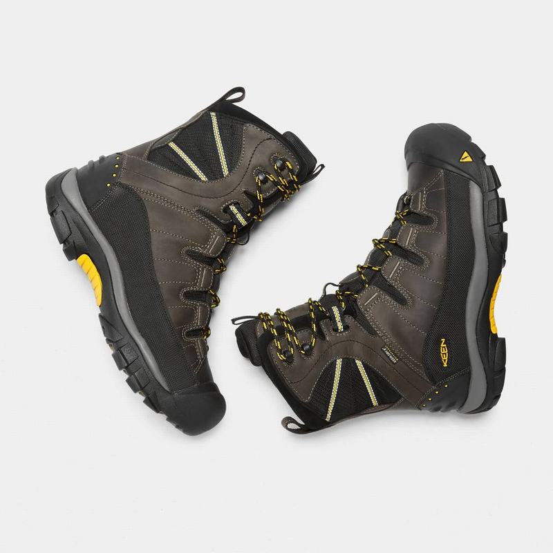 Botas De Invierno Keen Summit County Waterproof Para Hombre Verde Oscuro Oliva/Negros - Botas Keen M